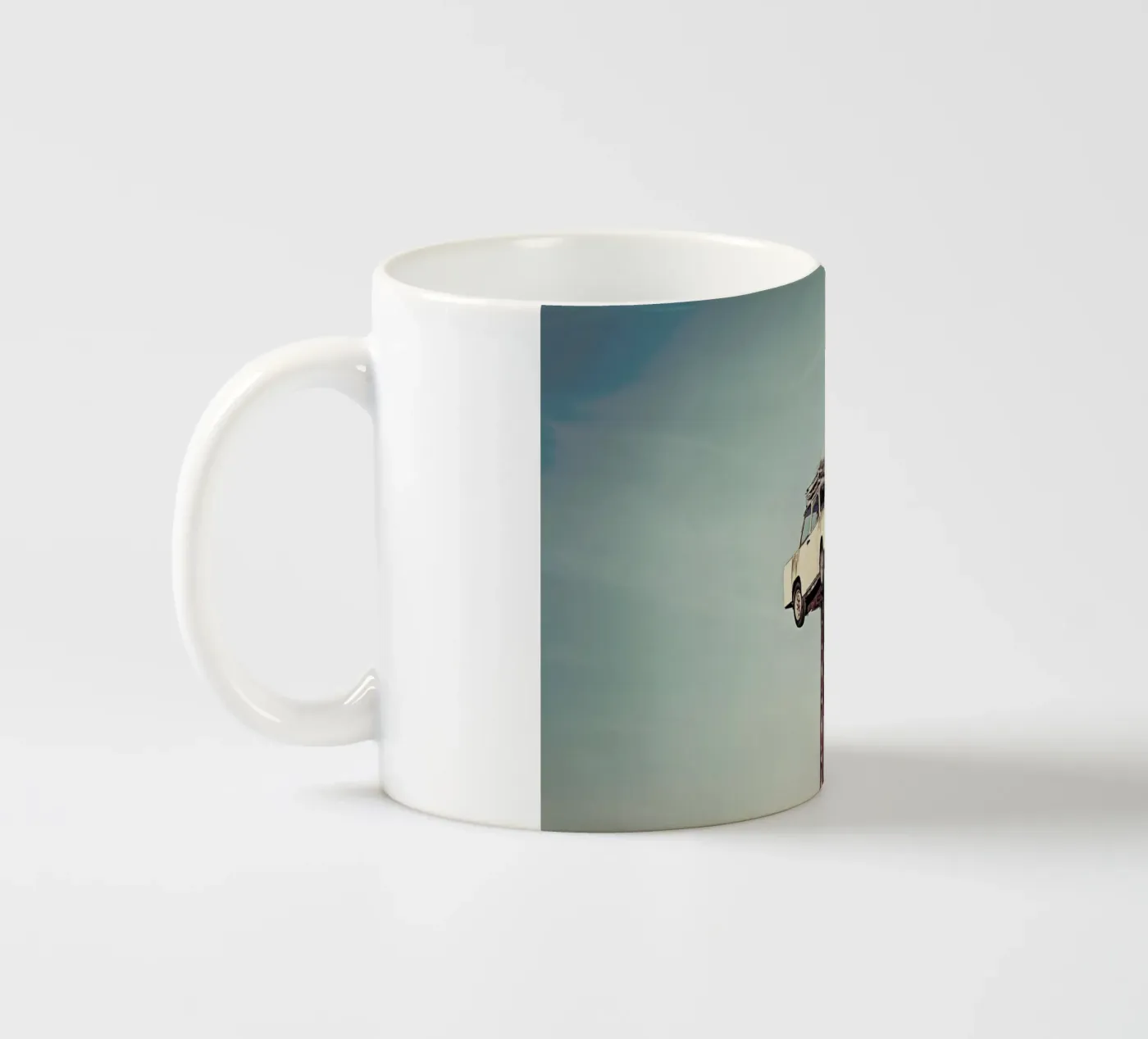 Trabant ceramic mug by Michael Belhadi