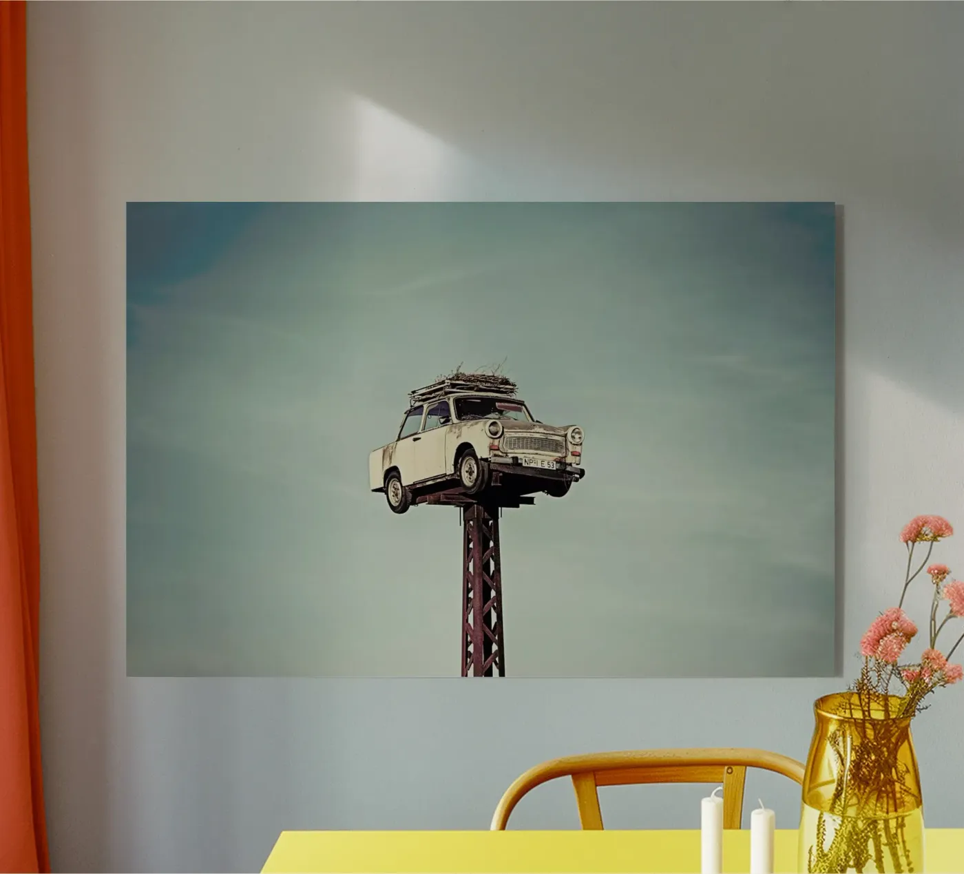 Trabant plexiglas de Michael Belhadi