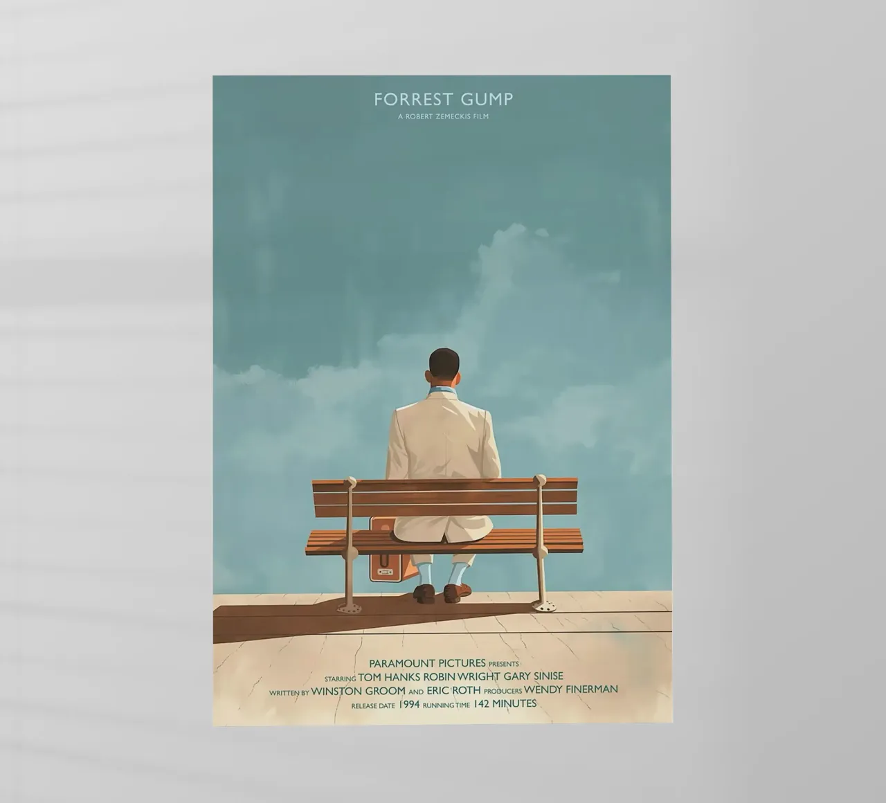 Forrest Gump pellicola backlit da Attaboy Dsgn