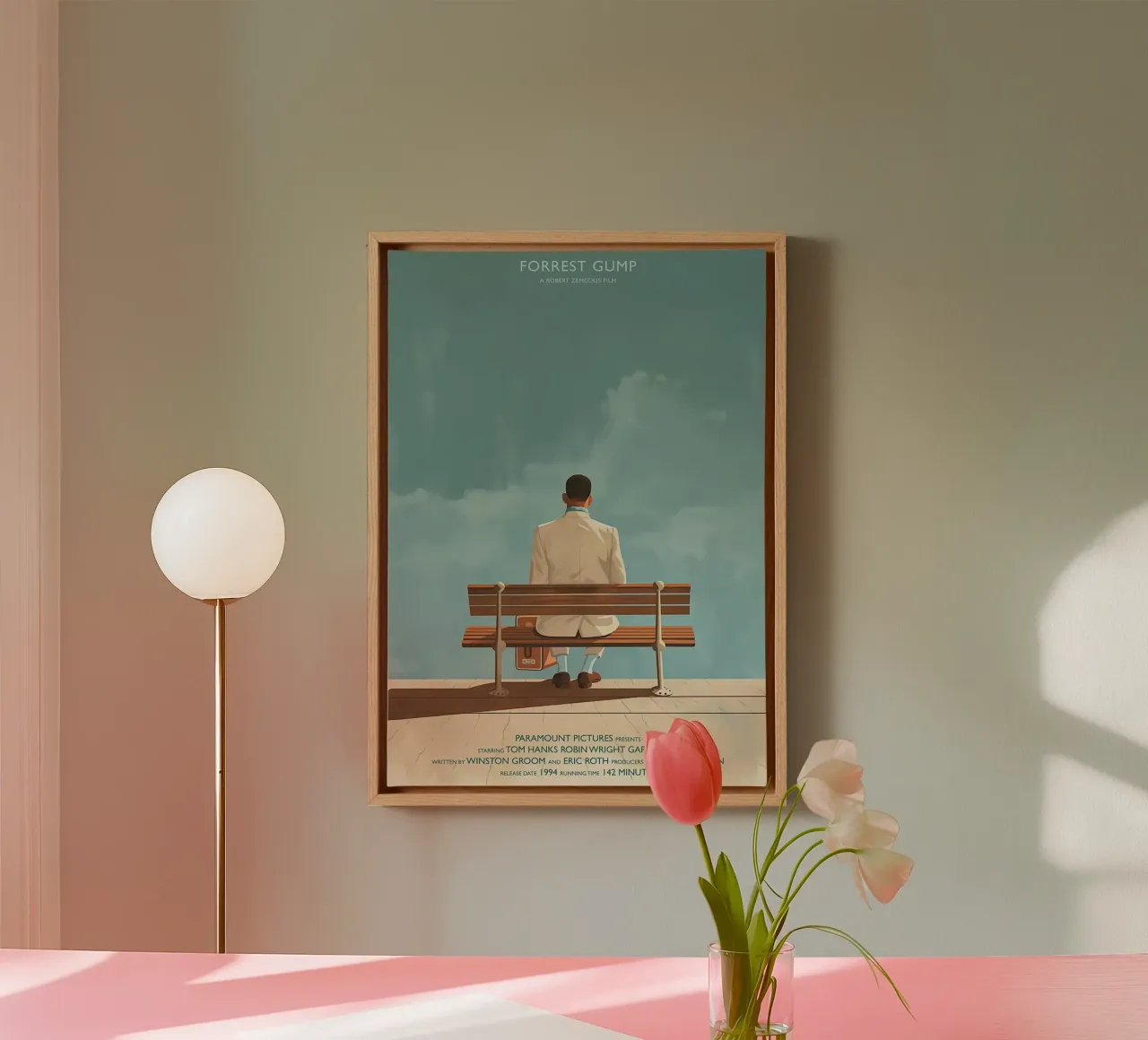 Forrest Gump canvas by Attaboy Dsgn