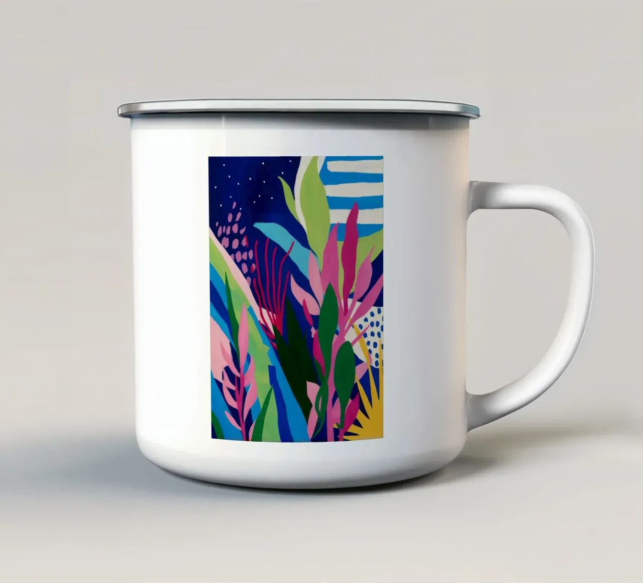 Mistica della flora forestale tazza in smalto da Zep Layers