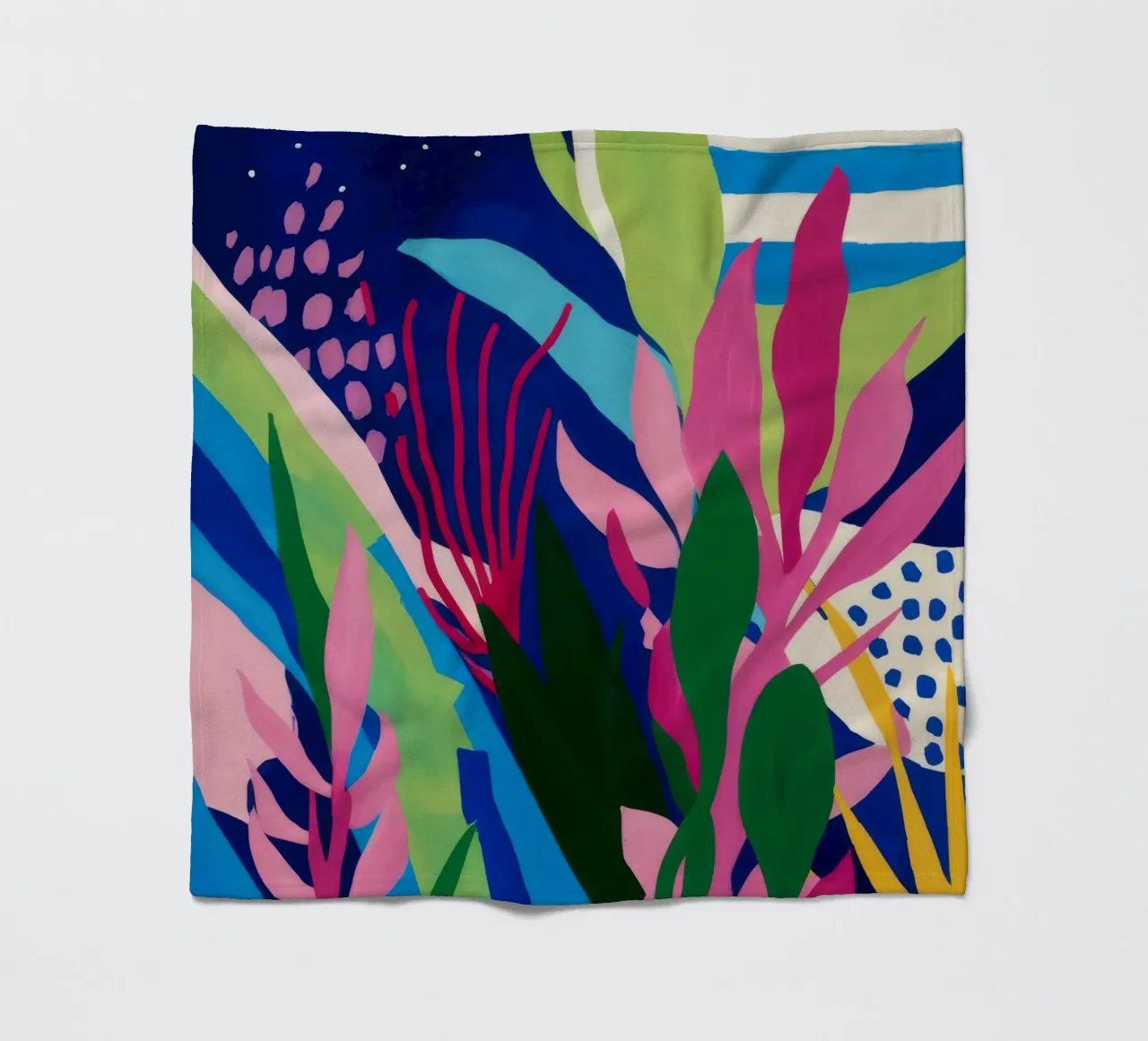 Forest Flora Mystique fleece blanket by Zep Layers