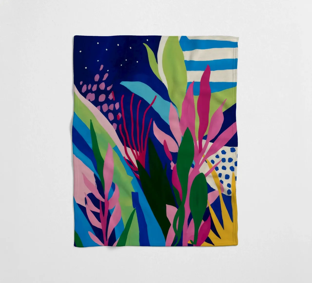 Forest Flora Mystique fleece blanket by Zep Layers
