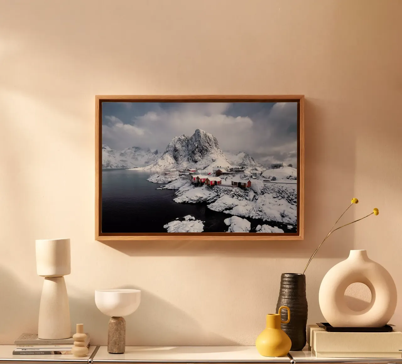 Snowy Suburbia by @Mumemories canvas met Baklijst van EyeEm Mobile GmbH