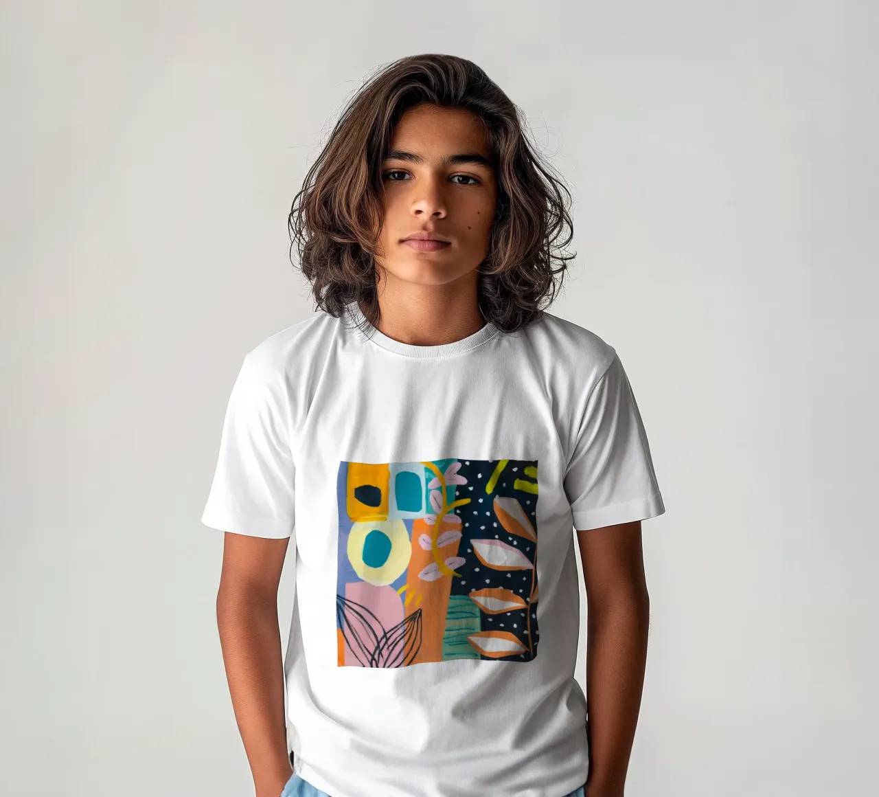 Abstract Forms Medley kids t-shirt by Zep Layers