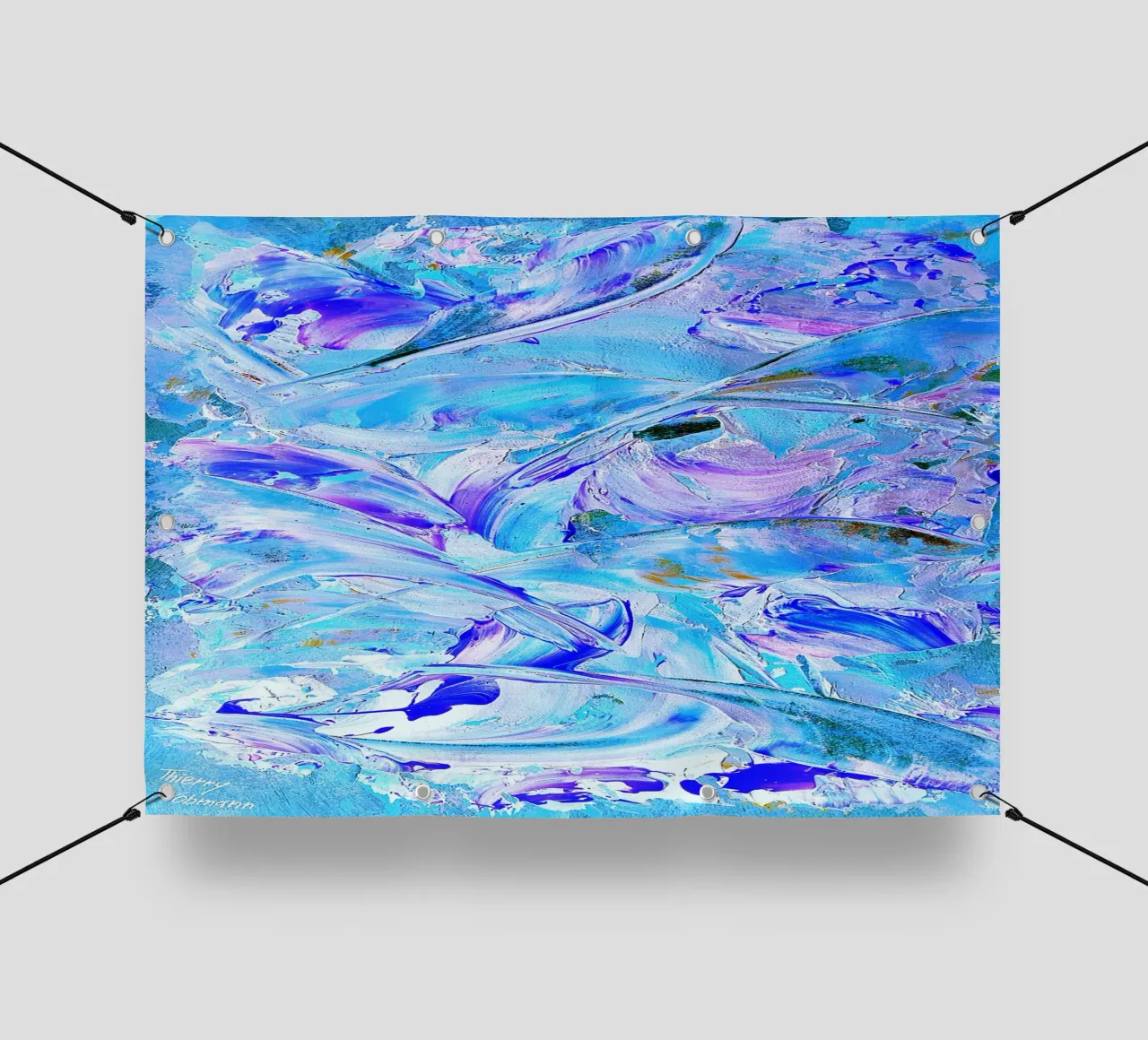 IDEAL GIFT 26 invers telo in pvc da Thierry Vobmann Abstract painting