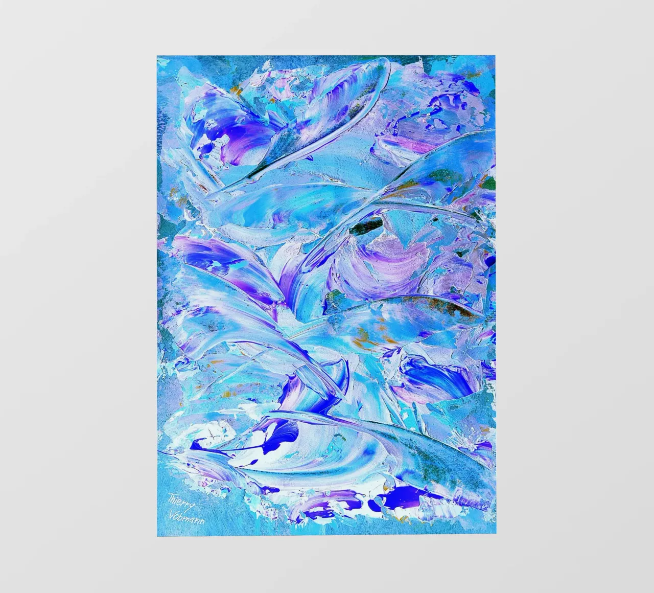 IDEAL GIFT 26 invers telo in pvc da Thierry Vobmann Abstract painting