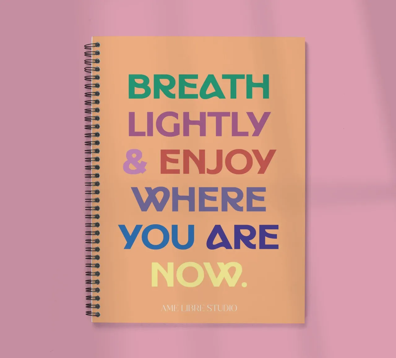 🤙 spiral notebook by MENTHE SAUVAGE