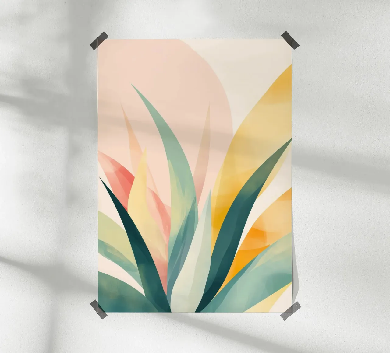 Foglie tropicali poster da Justyna Jaszke JBJart