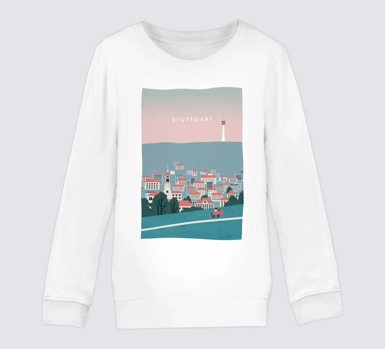 Stuttgart kids sweatshirt by Katinka Reinke