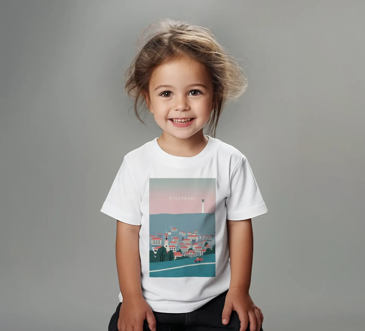 Stuttgart t-shirt bambini da Katinka Reinke