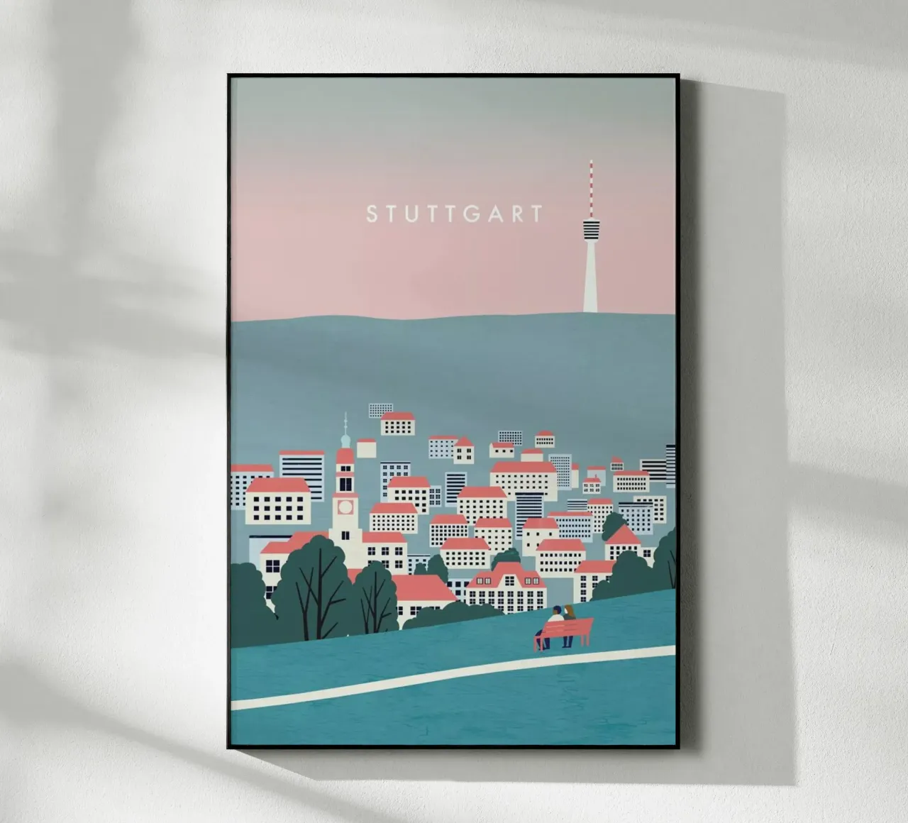 Stuttgart acrylic glass by Katinka Reinke