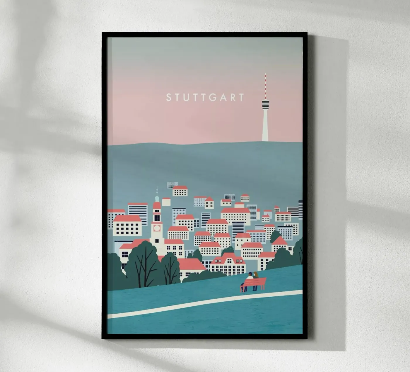 Stuttgart Poster von Katinka Reinke