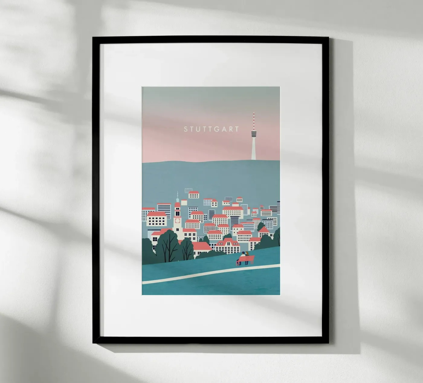 Stuttgart Poster von Katinka Reinke