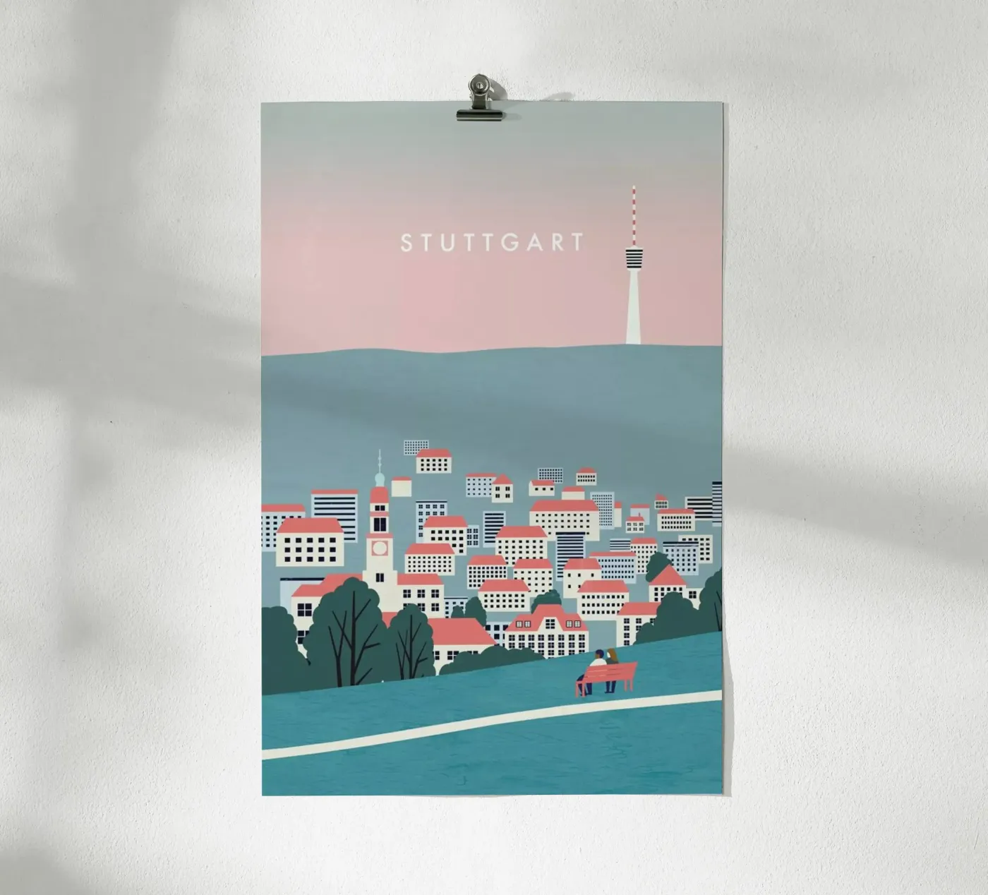 Stuttgart Poster von Katinka Reinke