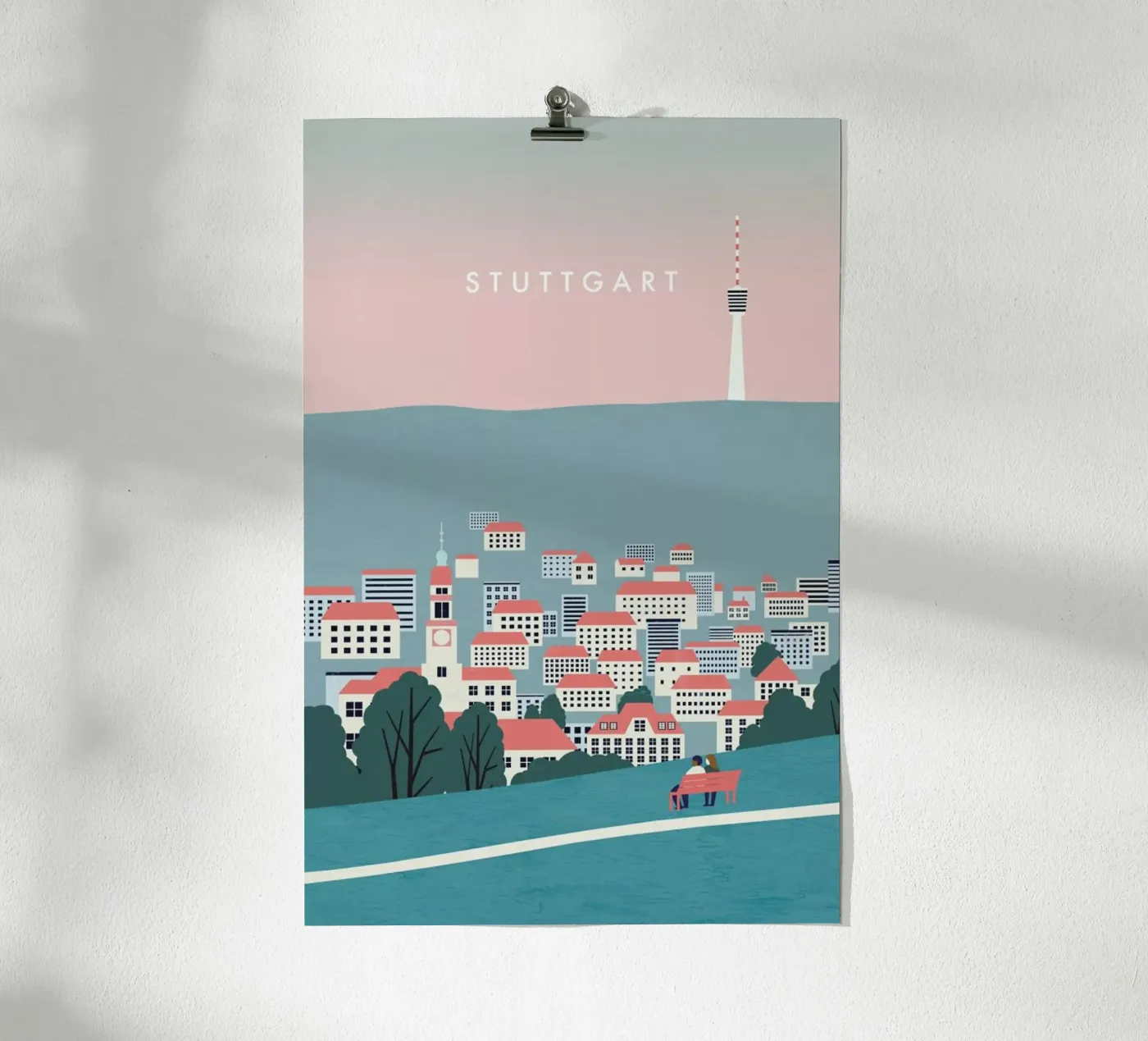 Stuttgart Poster von Katinka Reinke