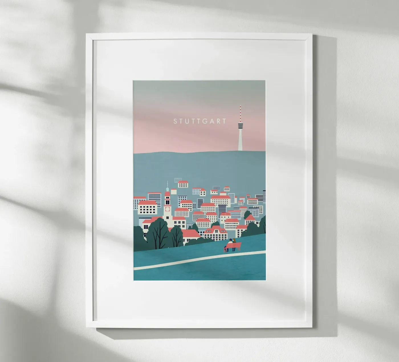 Stuttgart Poster von Katinka Reinke