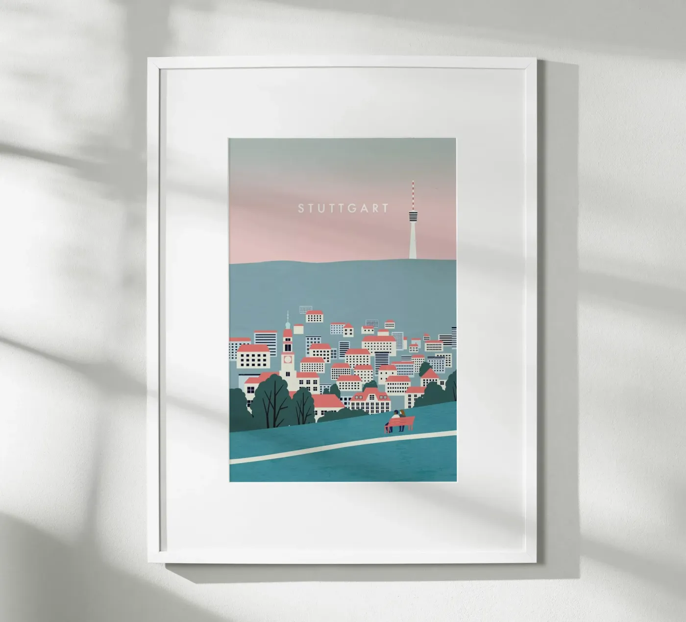 Stuttgart Poster von Katinka Reinke