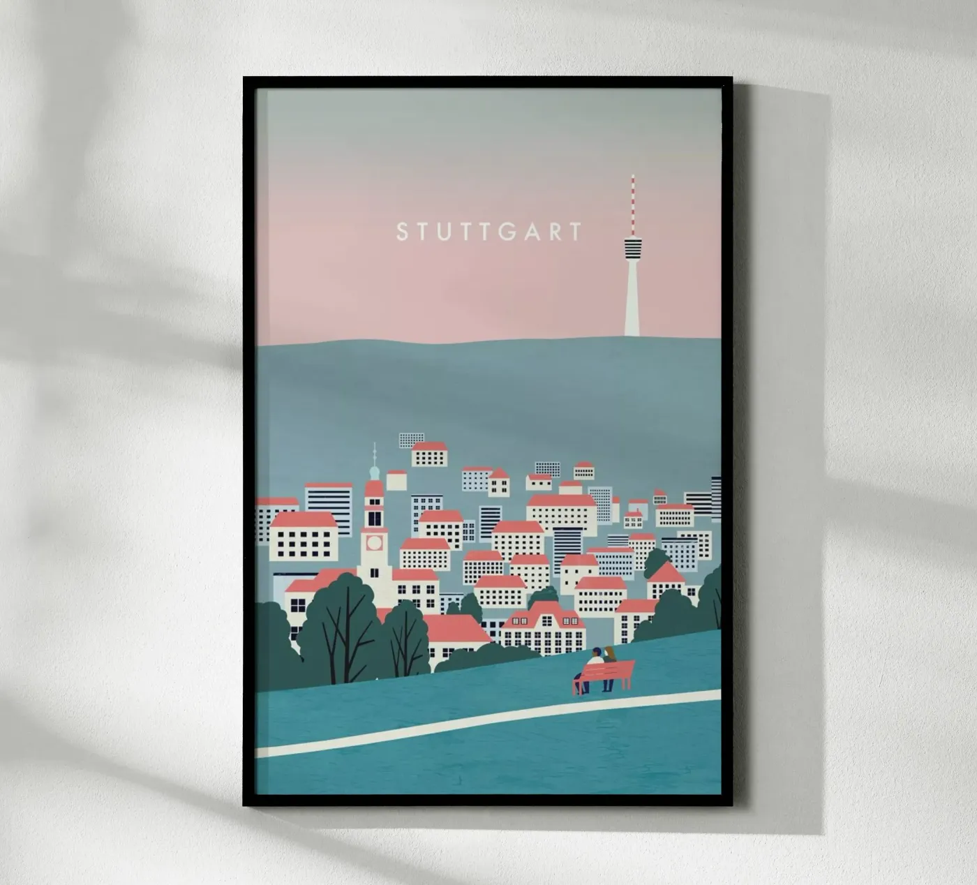 Stuttgart Poster von Katinka Reinke