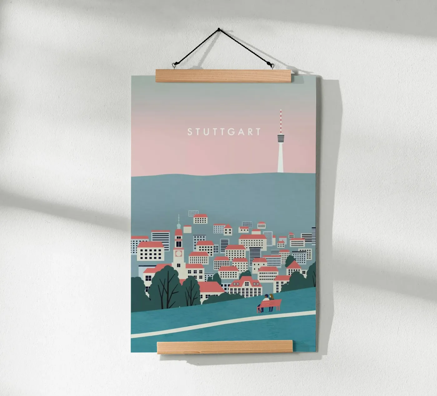 Stuttgart Poster von Katinka Reinke