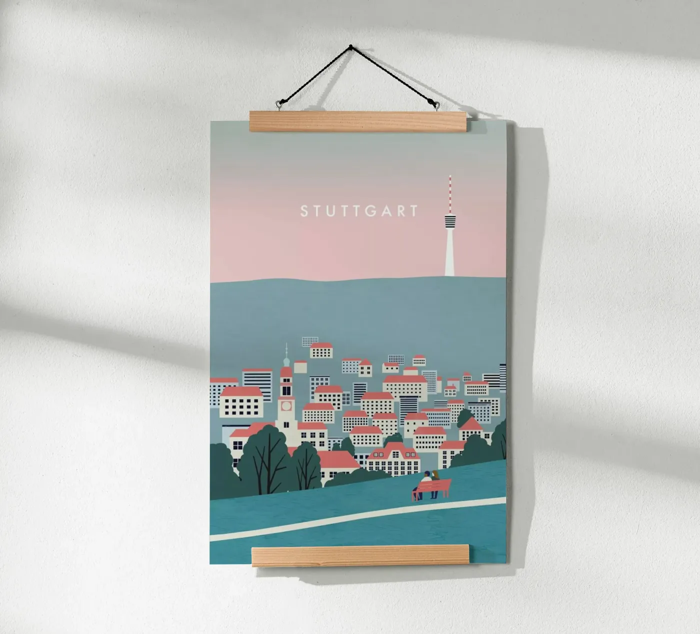 Stuttgart Poster von Katinka Reinke