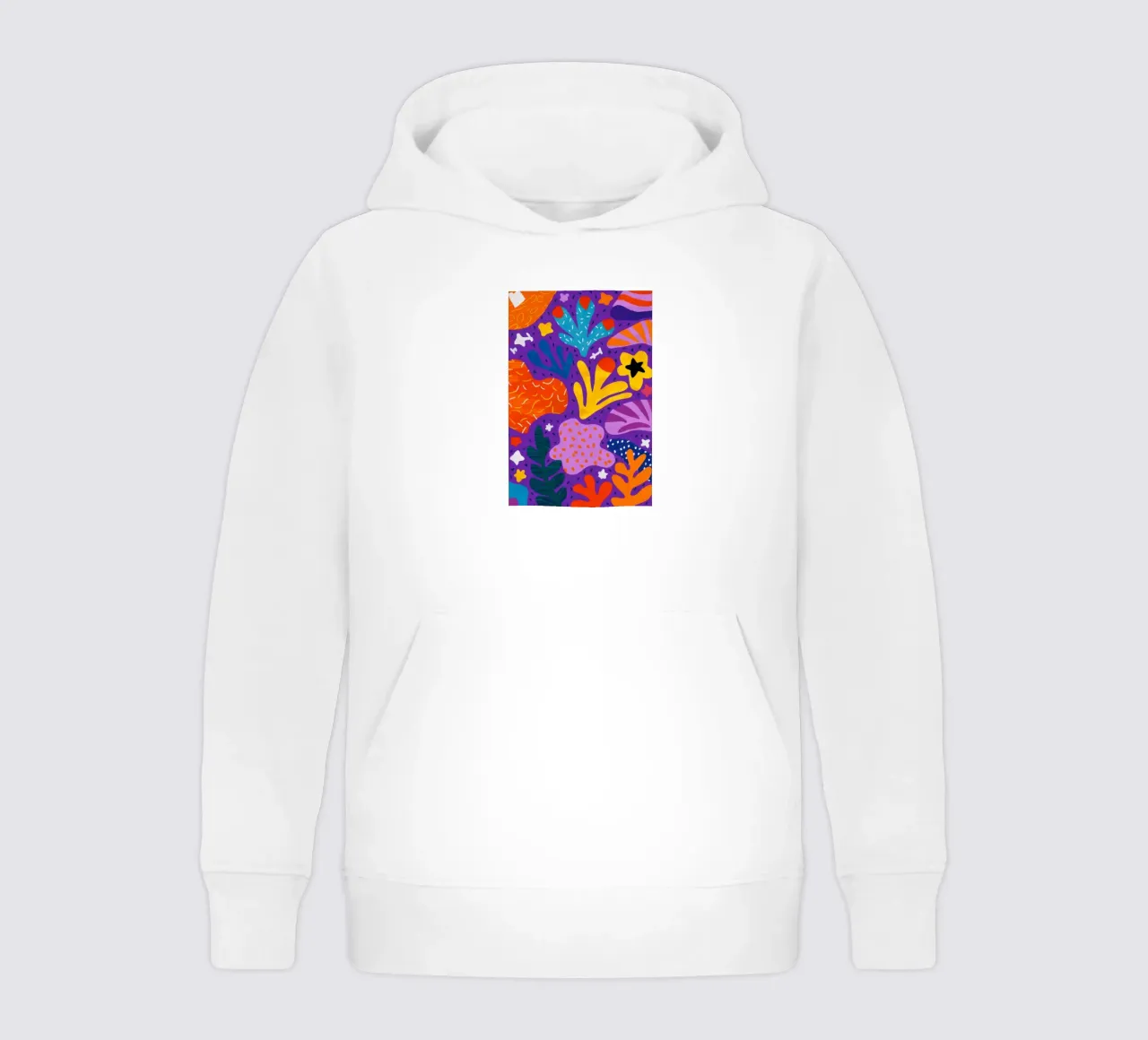 Fioritura notturna tropicale felpa bambino con cappuccio da Zep Layers