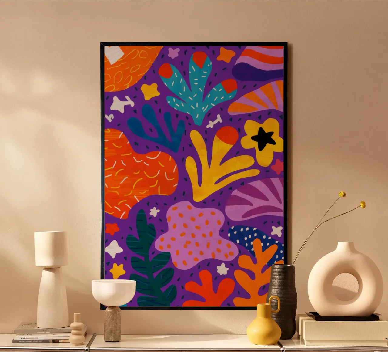 Fioritura notturna tropicale poster da Zep Layers