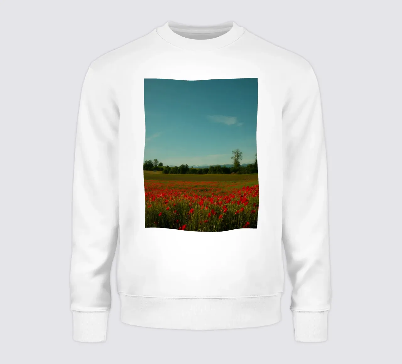 Swiss Poppy Field felpa da FujiSwiss