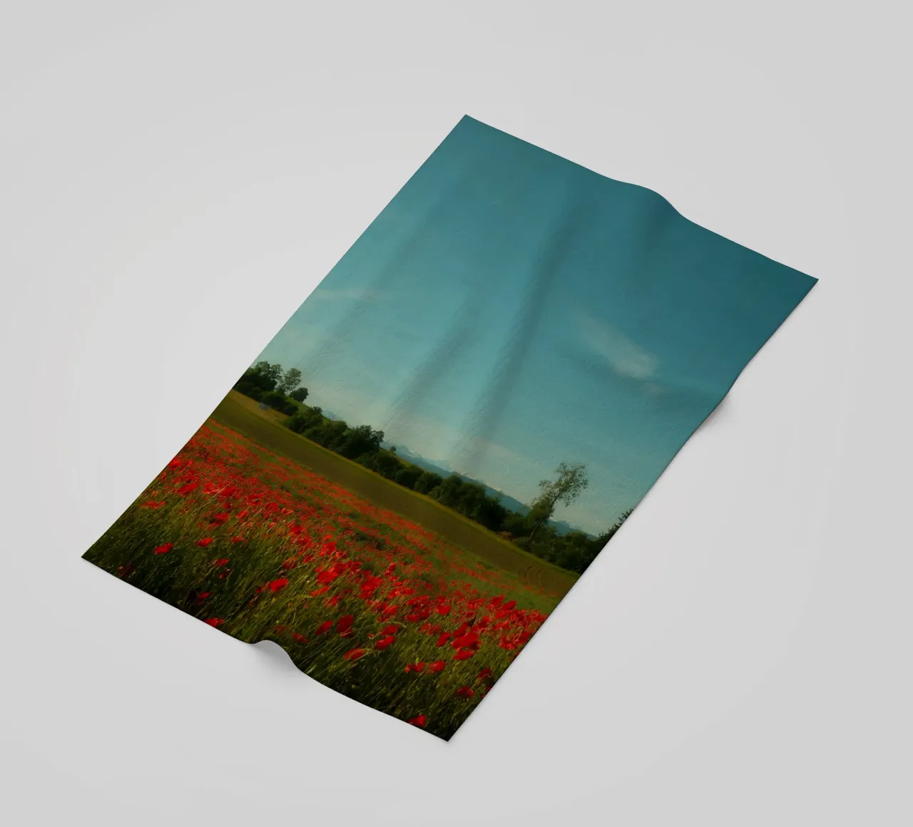 Swiss Poppy Field telo mare da FujiSwiss