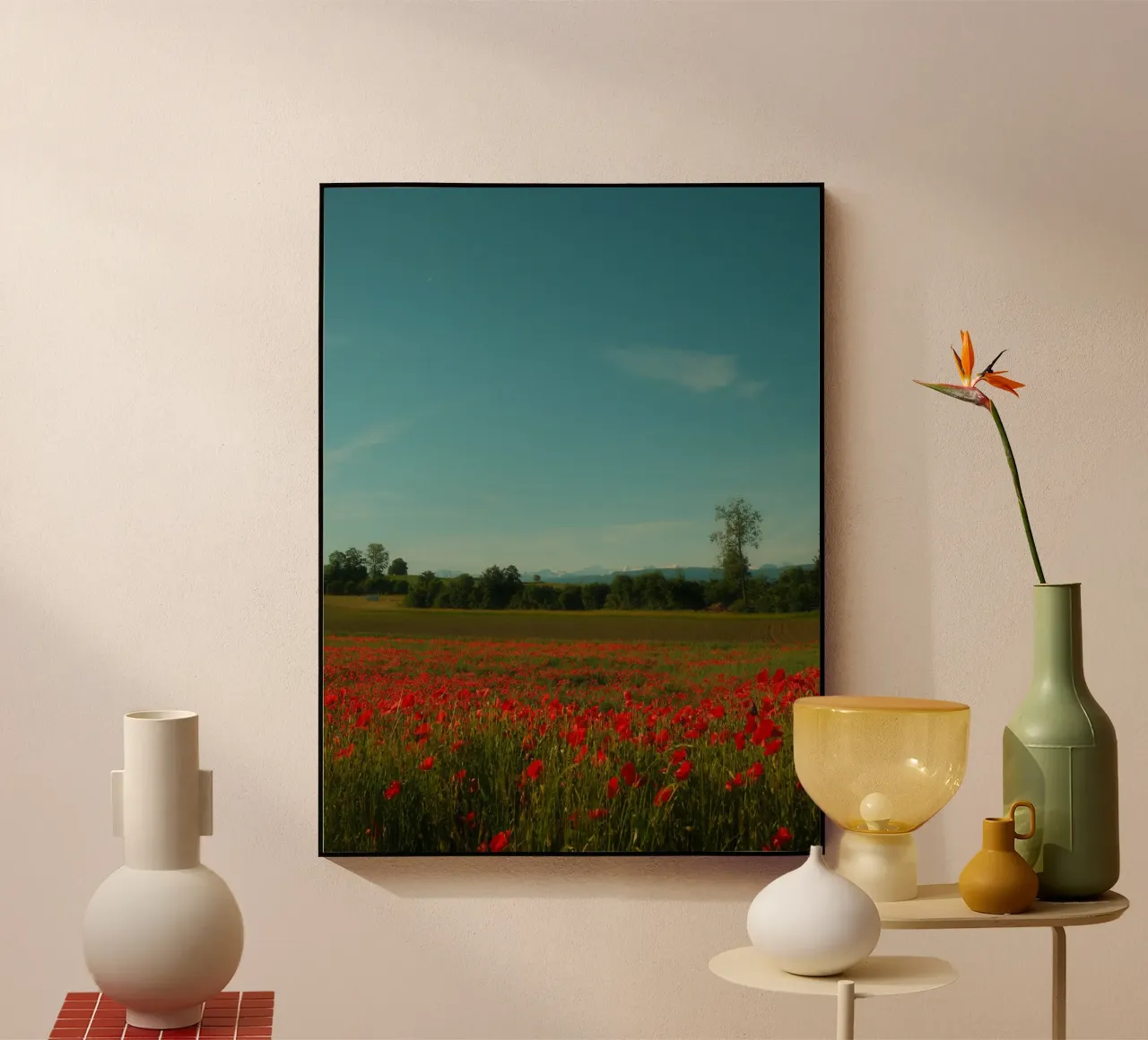 Swiss Poppy Field plexiglass da FujiSwiss