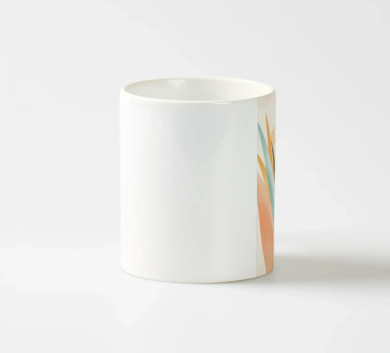Foglie tropicali tazza in ceramica da Justyna Jaszke JBJart