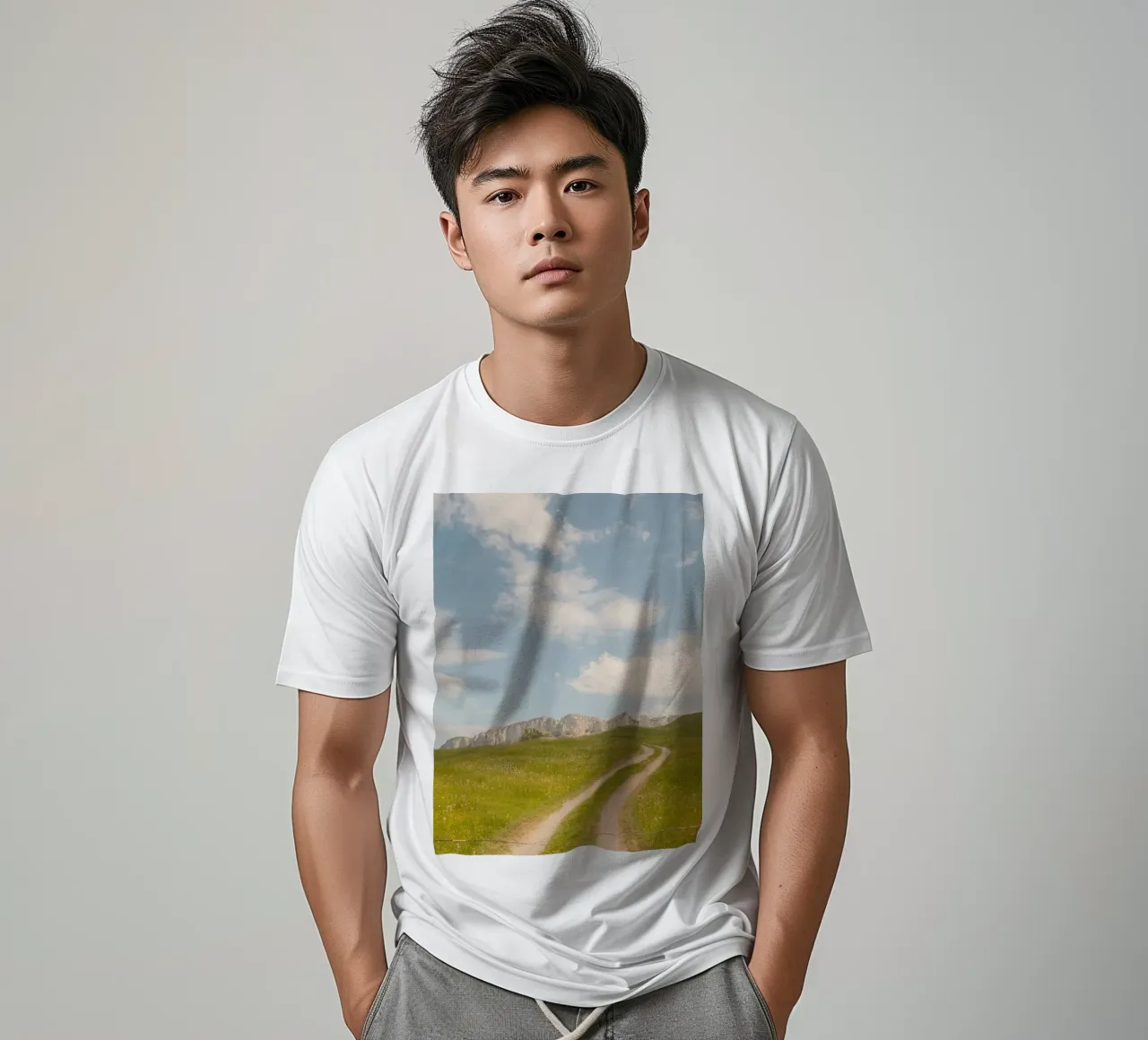 Alpine Meadow Path t-shirt da FujiSwiss