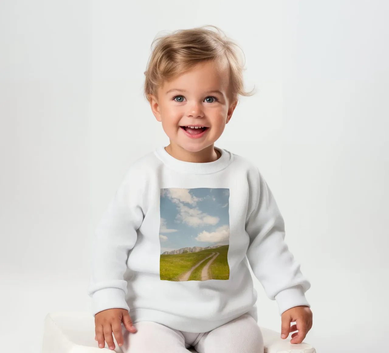 Alpine Meadow Path felpa neonato da FujiSwiss