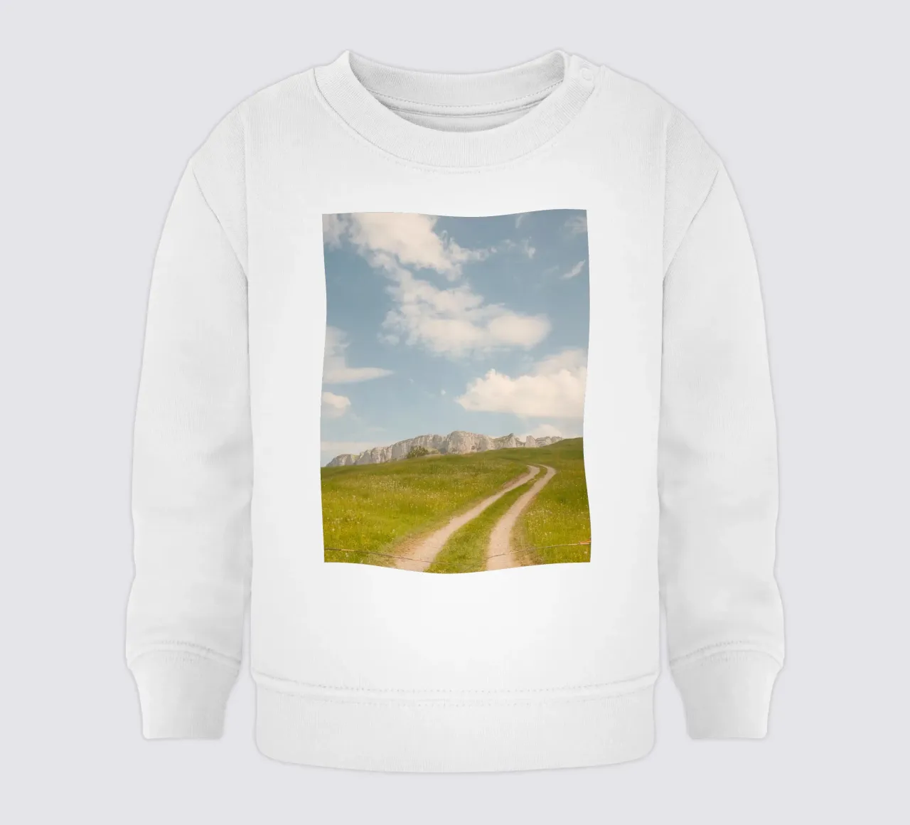 Alpine Meadow Path felpa neonato da FujiSwiss