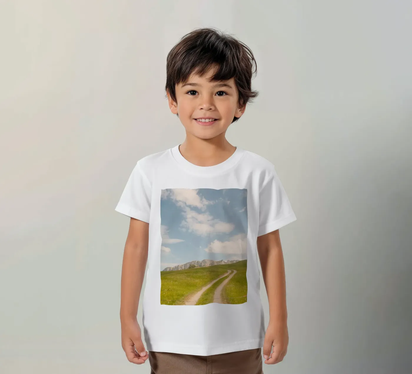 Alpine Meadow Path t-shirt bambini da FujiSwiss