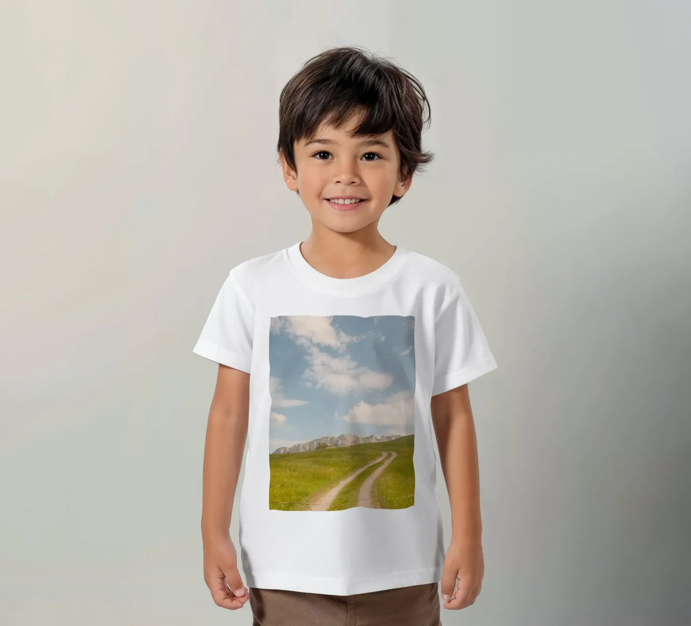 Alpine Meadow Path t-shirt bambini da FujiSwiss