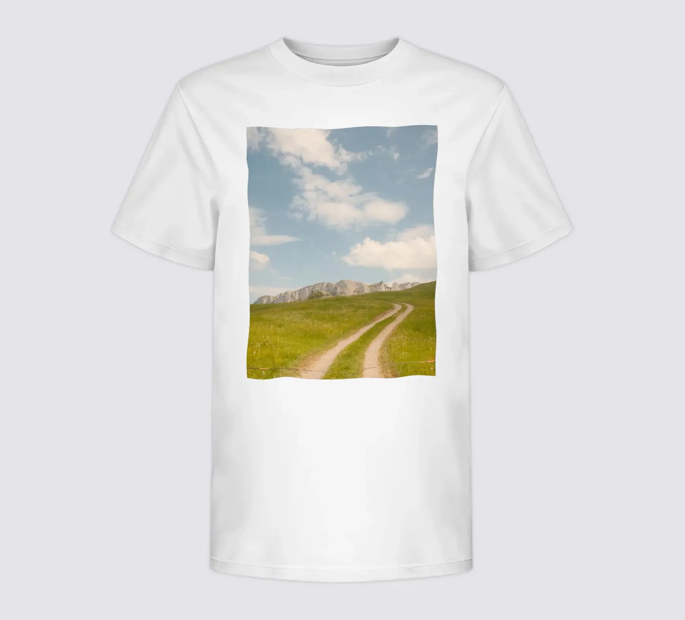 Alpine Meadow Path t-shirt bambini da FujiSwiss