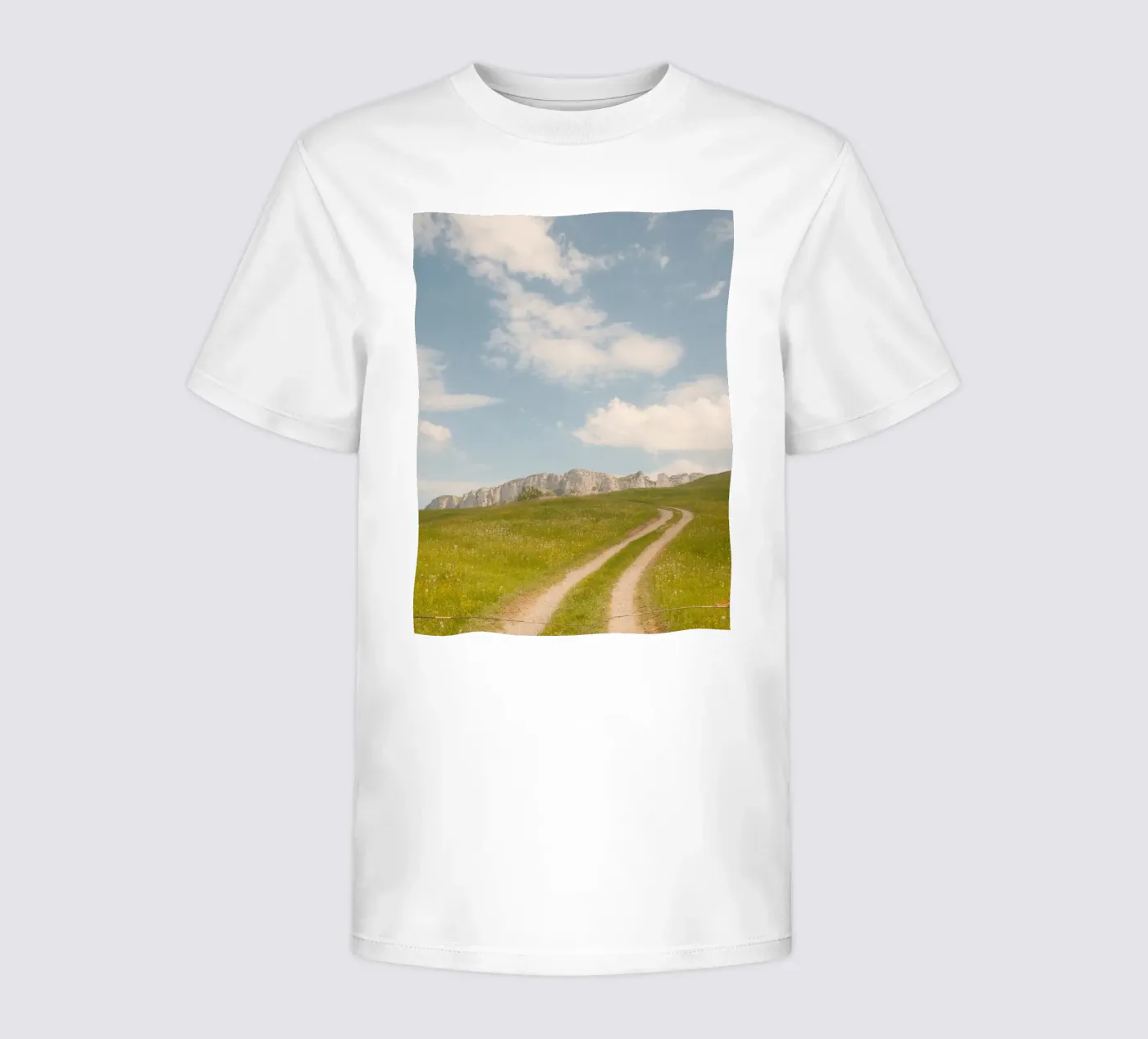 Alpine Meadow Path t-shirt bambini da FujiSwiss