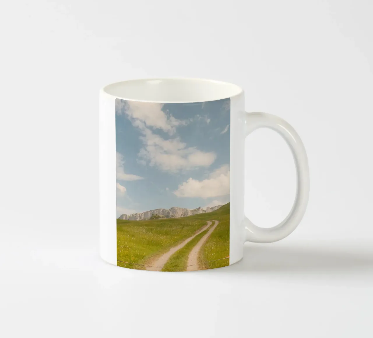 Alpine Meadow Path tazza in ceramica da FujiSwiss