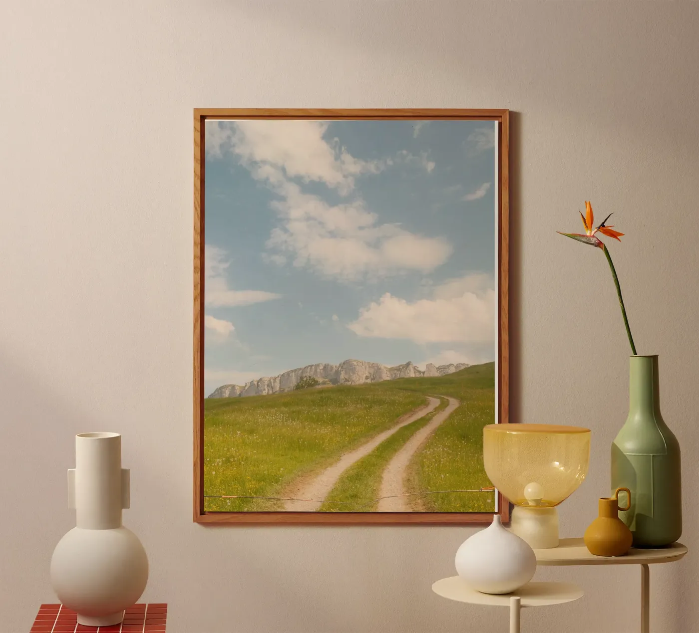 Alpine Meadow Path alluminio dibond da FujiSwiss