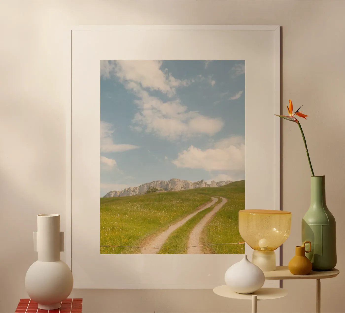 Alpine Meadow Path poster da FujiSwiss