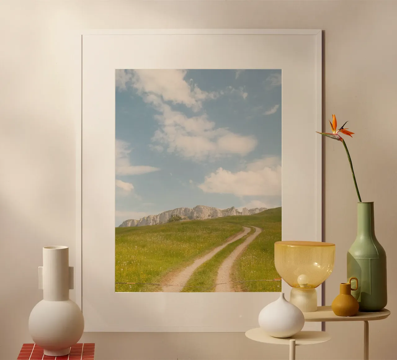 Alpine Meadow Path poster da FujiSwiss