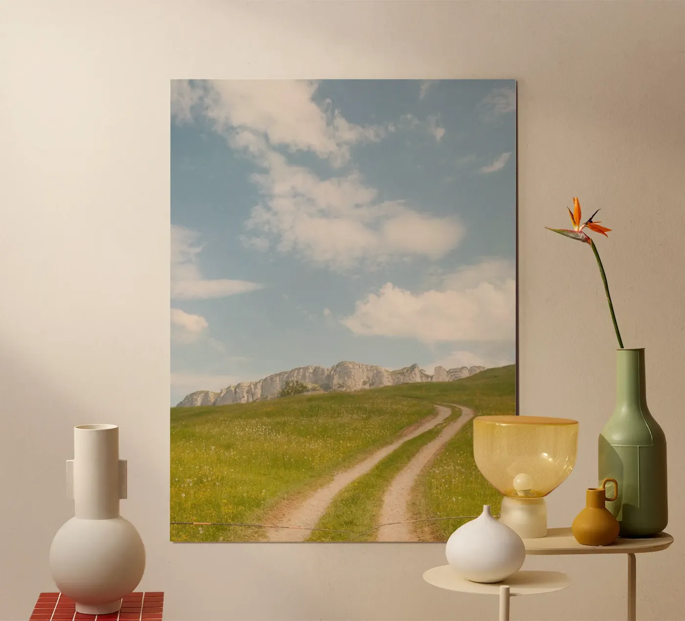 Alpine Meadow Path poster da FujiSwiss