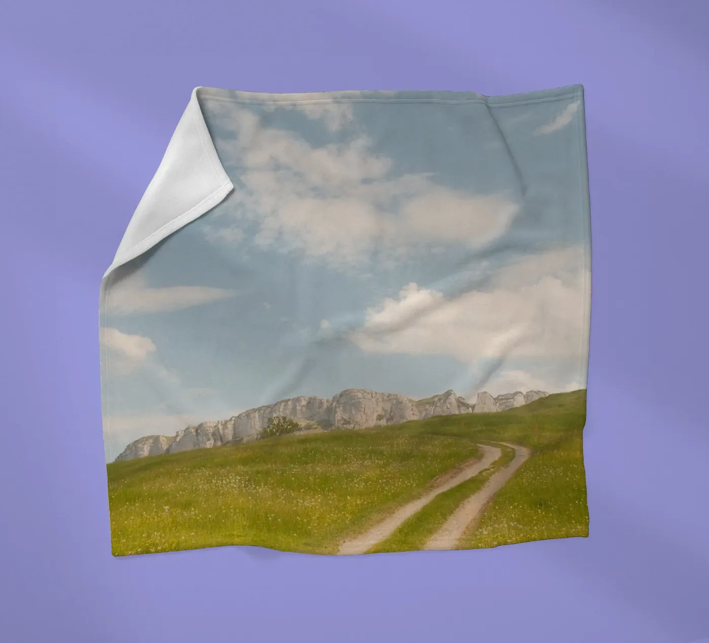 Alpine Meadow Path fleecedeken van FujiSwiss