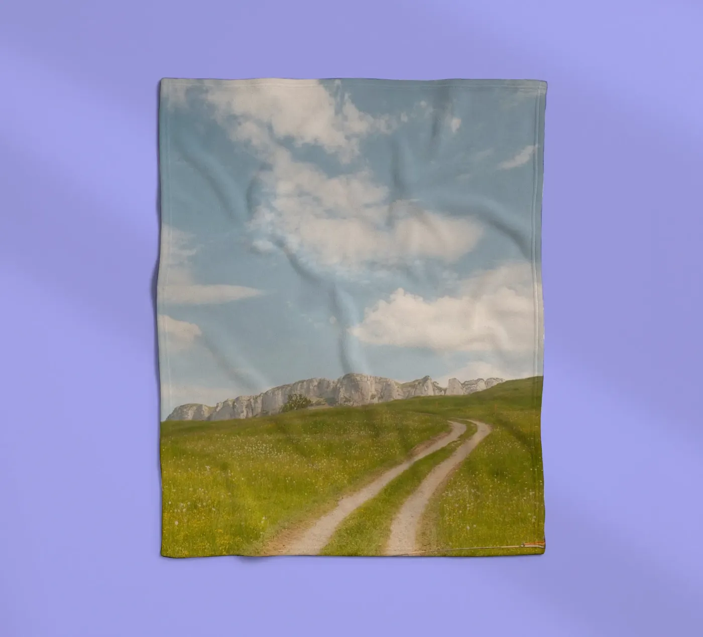 Alpine Meadow Path fleecedeken van FujiSwiss