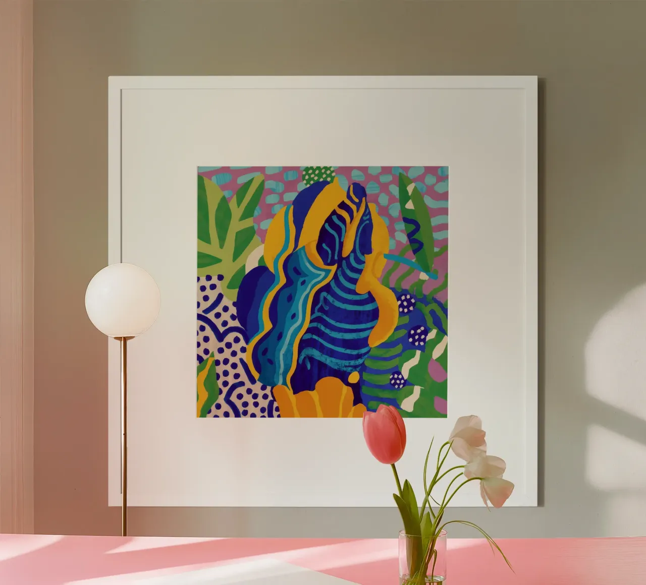 Flusso del fiume Azzurro poster da Zep Layers
