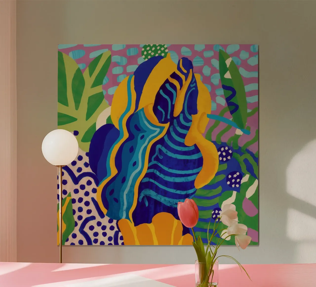 Flusso del fiume Azzurro poster da Zep Layers