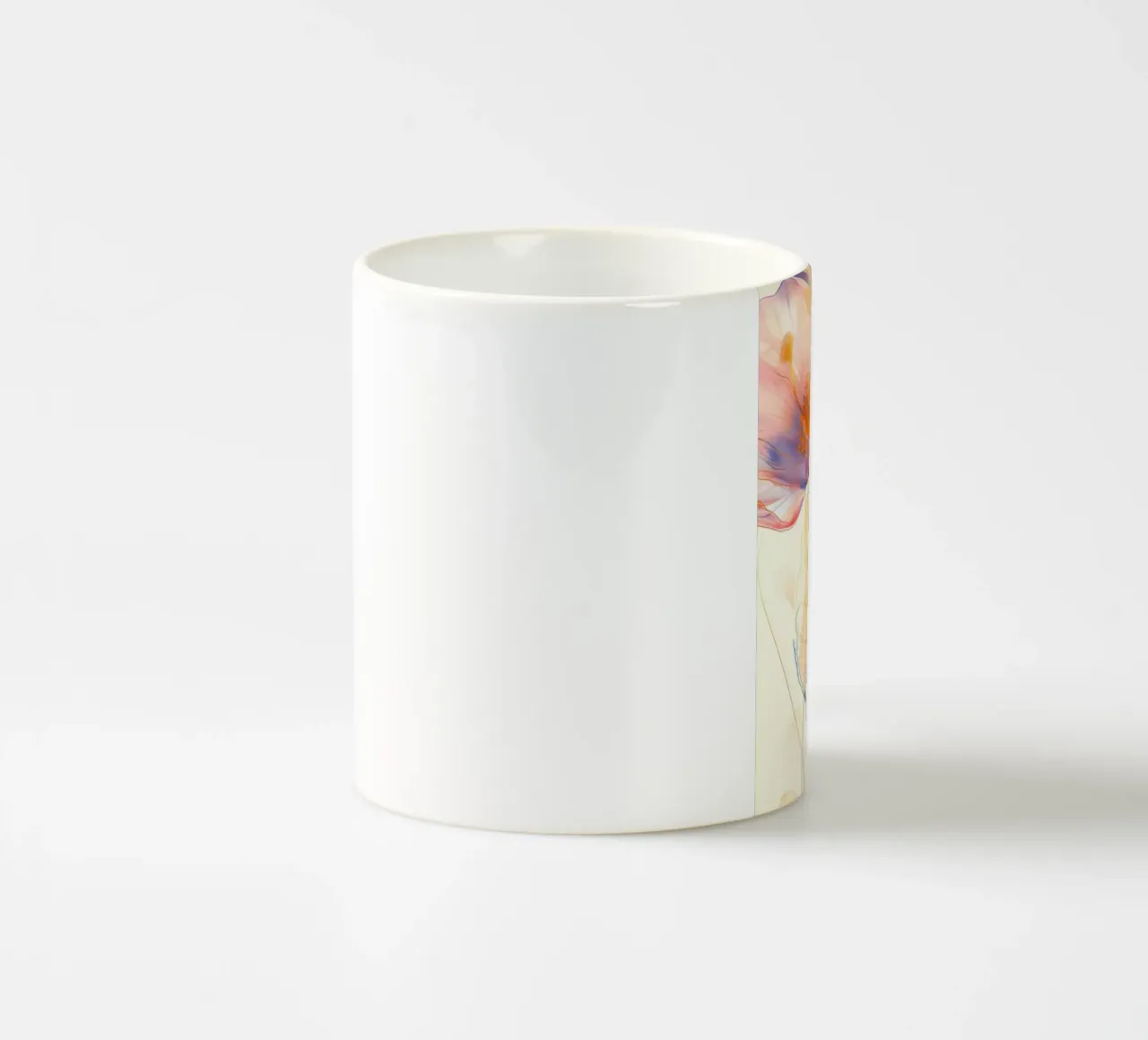 Fiori delicati tazza in ceramica da Justyna Jaszke JBJart