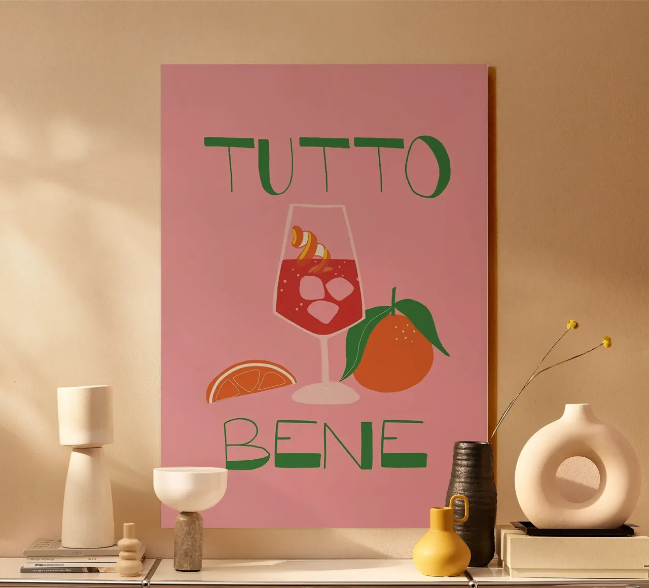 Tutto Bene alluminio dibond da Attaboy Dsgn