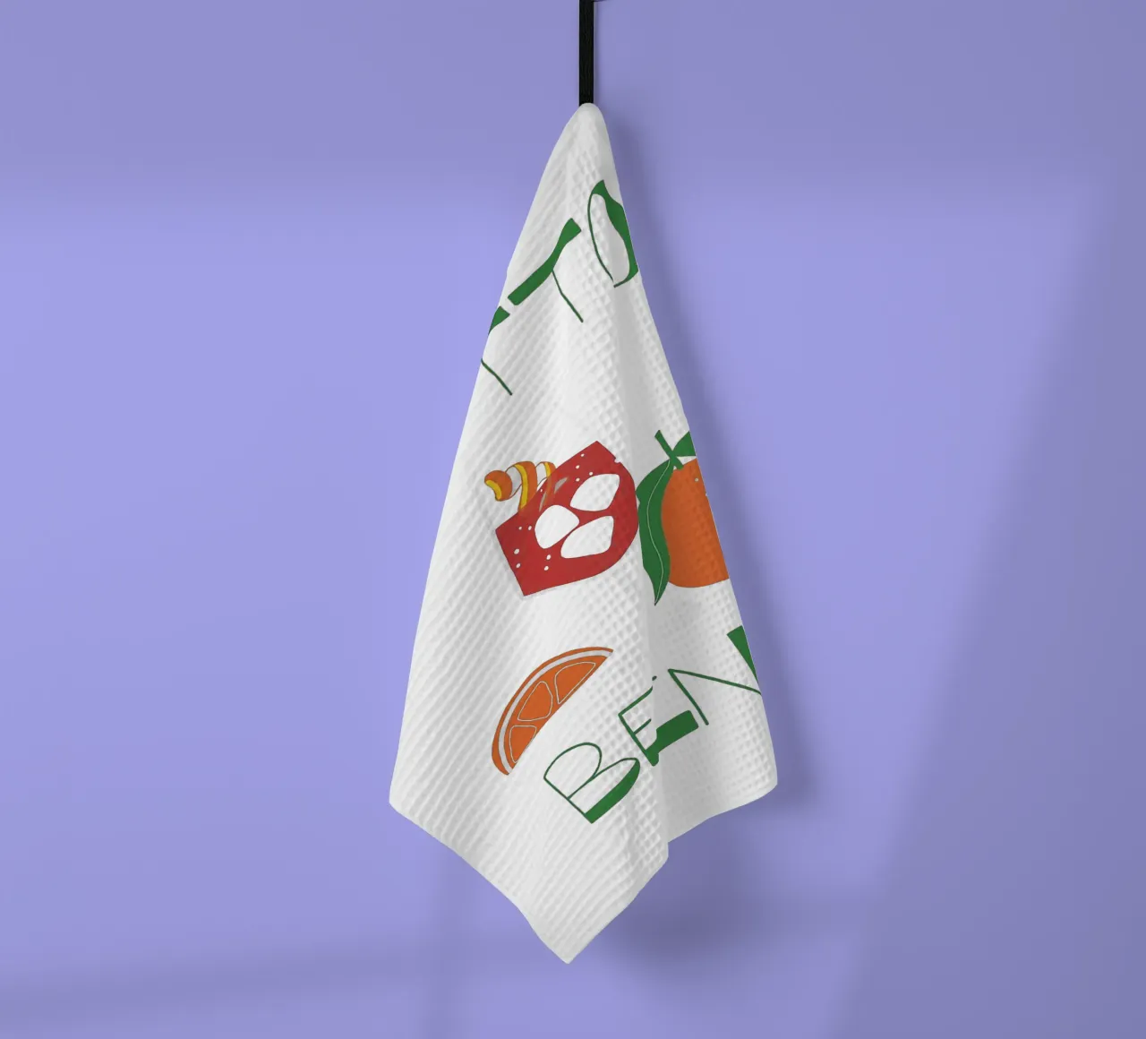Tutto Bene canovaccio da cucina da Attaboy Dsgn